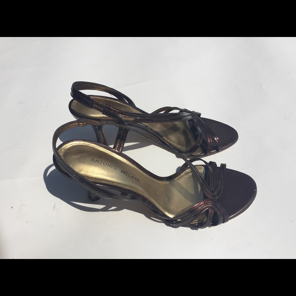 Antonio Melani Hype Open Bronze Sandals